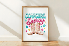 Preppy Cowgirl Energy Western PNG Product Image 5