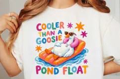 Preppy Duck PNG Colorful Summer PNG Product Image 3