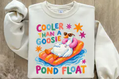 Preppy Duck PNG Colorful Summer PNG Product Image 4