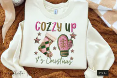 Faux Embroidery Cozy Season PNG Product Image 3