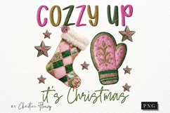 Faux Embroidery Cozy Season PNG Product Image 4