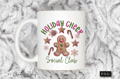Faux Embroidery Christmas Social Club PNG Product Image 2