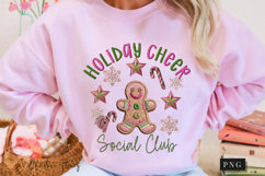Faux Embroidery Christmas Social Club PNG Product Image 10