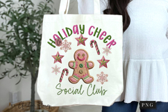 Faux Embroidery Christmas Social Club PNG Product Image 7