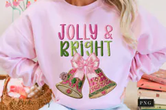 Faux Embroidery Jolly & Bright PNG Product Image 10