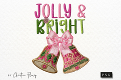 Faux Embroidery Jolly &amp; Bright PNG Product Image 4