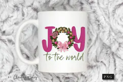 Faux Embroidery Joy The The World PNG Product Image 2