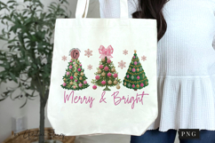 Faux Embroidery Merry &amp; Bright PNG Product Image 7