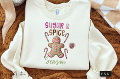 Faux Embroidery Gingerbread Man PNG Product Image 3