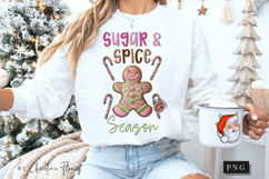 Faux Embroidery Gingerbread Man PNG Product Image 5