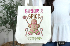 Faux Embroidery Gingerbread Man PNG Product Image 6