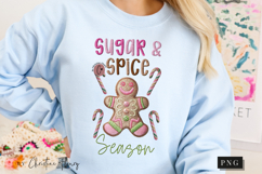 Faux Embroidery Gingerbread Man PNG Product Image 7