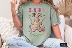 Faux Embroidery Gingerbread Man PNG Product Image 8