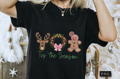 Faux Embroidery Tis The Season PNG Product Image 6