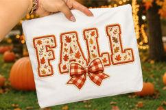 Preppy Fall Coquette Png,Fall Sublimation Design Product Image 2