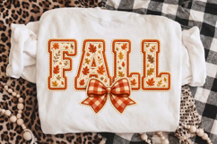 Preppy Fall Coquette Png,Fall Sublimation Design Product Image 3