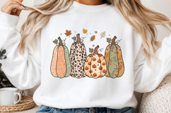 Preppy Fall Pumpkin PNG Product Image 2