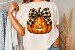 Preppy Fall Pumpkin Sublimation Design Product Image 3