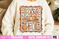 Preppy Fall Thankful Png Product Image 3