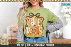 Preppy Fall Vibes is a professional design that is available at 300dpi PNG to use for Sublimation, iron-on transfer, DTG Printing and normal printing.