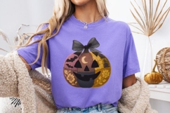 Preppy Floral Pumpkin png, Floral Patchwork png, Fall png Product Image 2