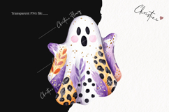Preppy Ghost Clipart | Halloween PNG Product Image 2