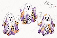 Preppy Ghost Clipart | Halloween PNG Product Image 3