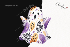 Preppy Ghost Clipart | Halloween PNG Product Image 2