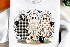 Preppy Ghost and Black Cat PNG Product Image 1