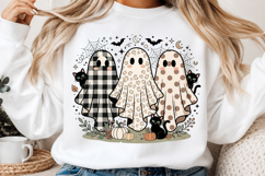 Preppy Ghost and Black Cat PNG Product Image 2
