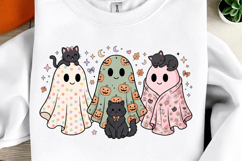 Preppy Ghost Black Cat PNG Product Image 1