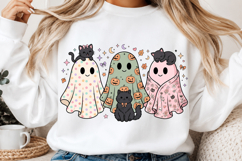 Preppy Ghost Black Cat PNG Product Image 2
