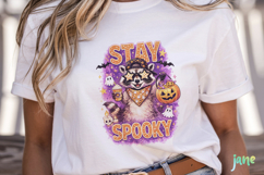 Preppy Ghost Halloween Png Sublimation Product Image 2
