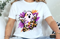 Halloween Preppy Ghost PNG Product Image 3
