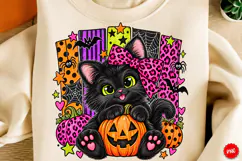 Trendy Preppy Ghost PNG, Cute Halloween PNG Product Image 1