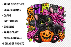 Trendy Preppy Ghost PNG, Cute Halloween PNG Product Image 3