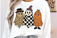 Preppy Ghosts PNG, Fall, Halloween PNG Product Image 2