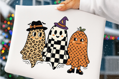 Preppy Ghosts PNG, Fall, Halloween PNG Product Image 4