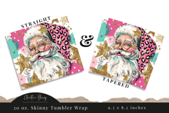 Preppy Santa Claus Tumbler Wraps PNG Product Image 6