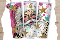Preppy Santa Claus Tumbler Wraps PNG Product Image 3