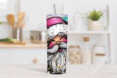 Preppy Santa Claus Tumbler Wrap PNG Product Image 2