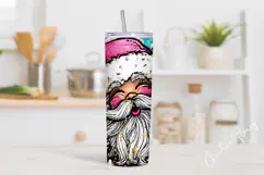 Preppy Santa Claus Tumbler Wrap PNG Product Image 2