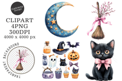 Preppy Halloween Clipart Png Product Image 1
