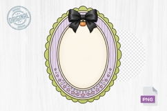 Preppy Halloween Frames Clipart PNG Product Image 1