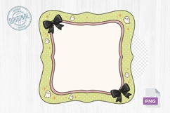 Preppy Halloween Frames Clipart PNG Product Image 1