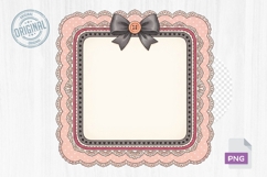 Preppy Halloween Frames Clipart PNG Product Image 1