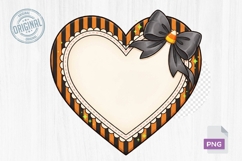 Preppy Halloween Frames Clipart PNG Product Image 1