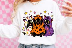 Preppy Halloween Ghost and Cat PNG Product Image 3