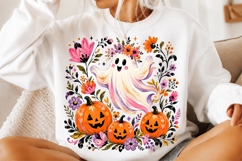 Preppy Halloween Ghost Png Product Image 2
