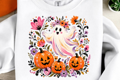 Preppy Halloween Ghost Png Product Image 1